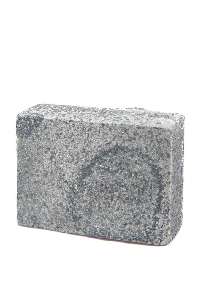 Cold Process Salt Bar - Charcoal, Cedarwood and Bergamot