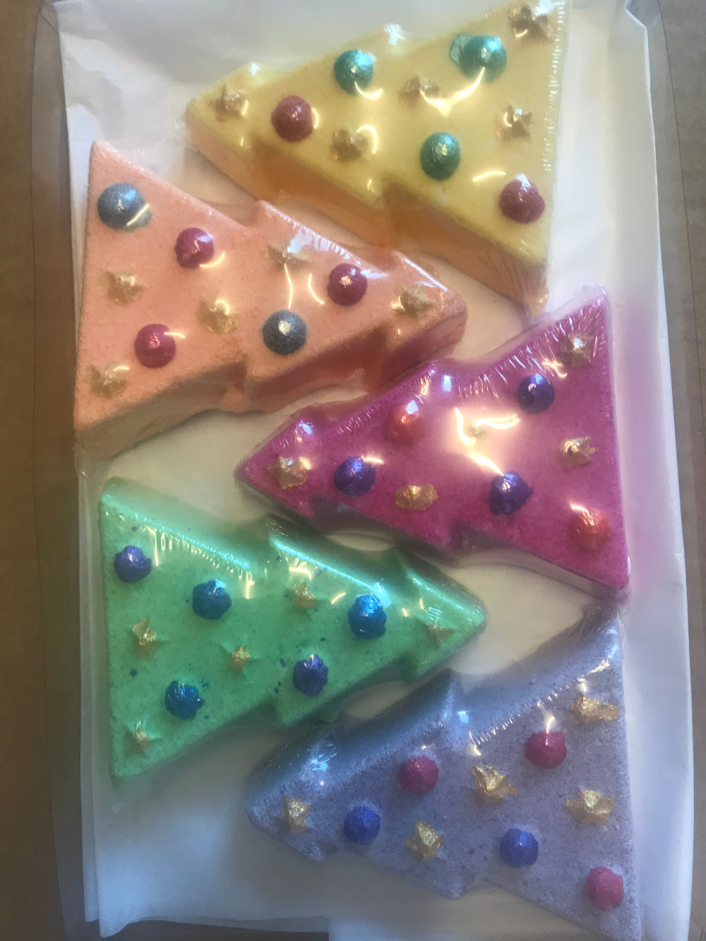 Christmas Tree Bath Bombs